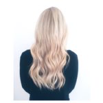 Pastel blonde hair colour