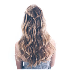 fishtail braid formal