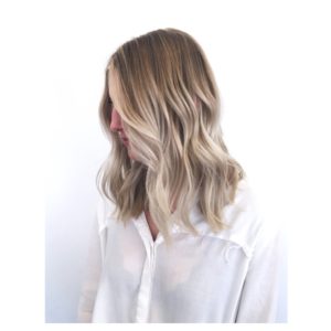 Ashy Blonde Hair Colour