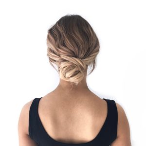 Curled Bun Formal Style