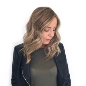 Blalayage blonde hair