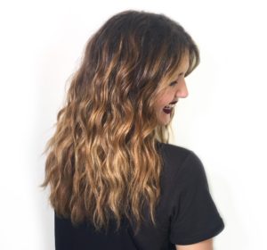 warm natural Balayage