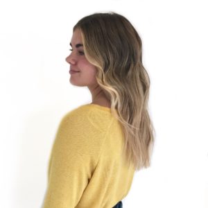 Root shadow balayage colour