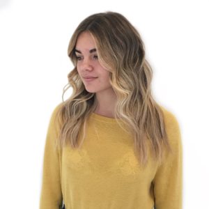 Balayage with face frame