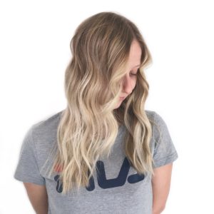 Blonde root shadow
