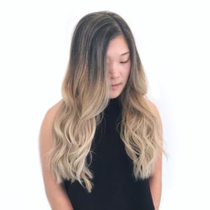 Asian hair balayage