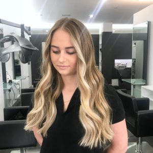 Face frame balayage