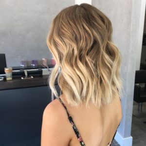 blonde bob cut