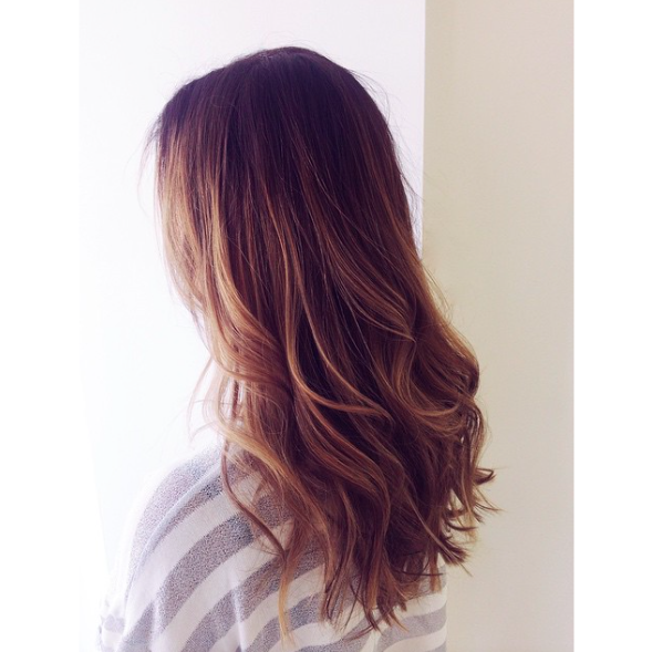 Red Brunette Ombre Balayage Yots Hair